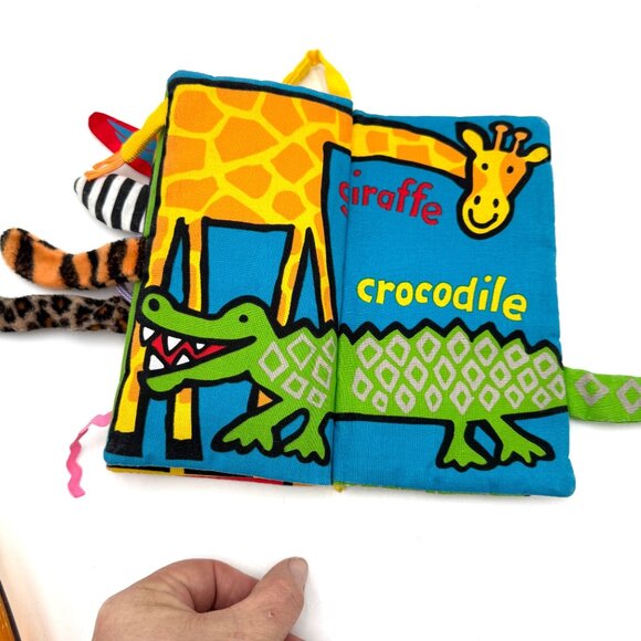 Jellycat Jungly Tails: A Soft Activity Baby Book Children's Book Baby - Picture 5 of 9